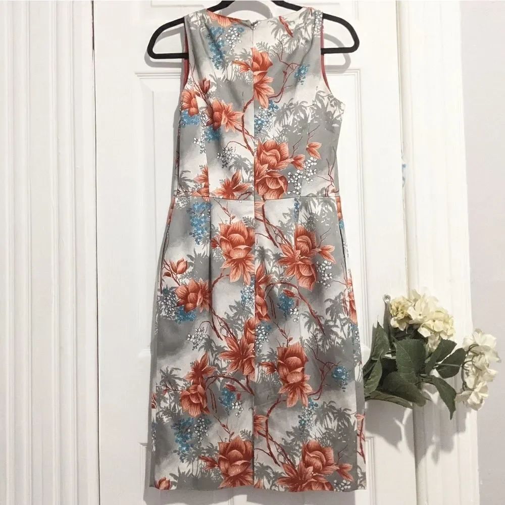 Etro Tropical Print Floral Dress Pleated - Picture 6 of 9